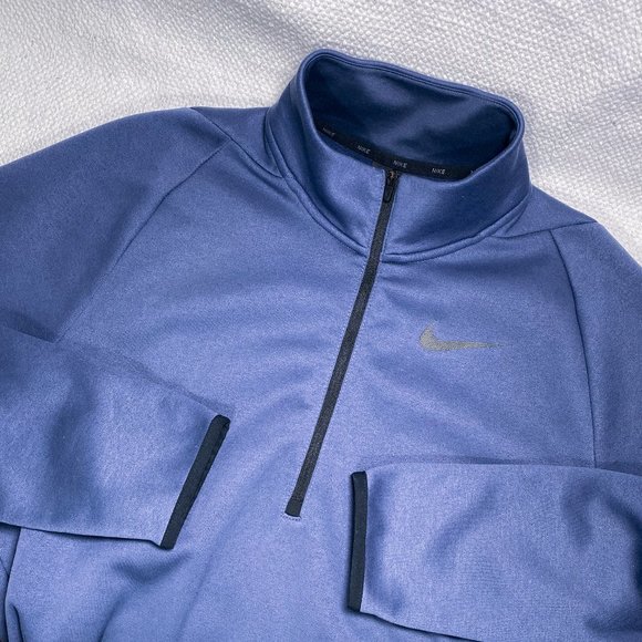 Nike Other - NIKE || Men's Dry Fit ThermaFit Pull Over Half-Zip Fleece Sports Sweatshirt Med